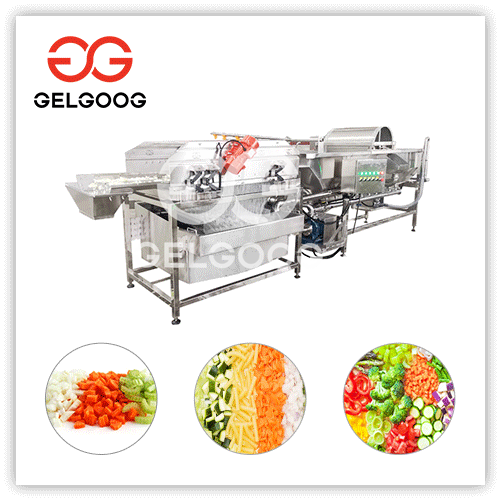 Stainless Steel Eddy Current Cleaning Machine For Fruit Salad