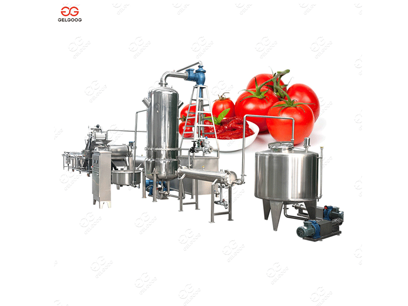 máquina de procesamiento de tomate a pequeña escala