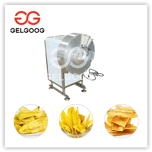 Stainless Steel Long Banana Chips Slicer Cutting Machine For Sale