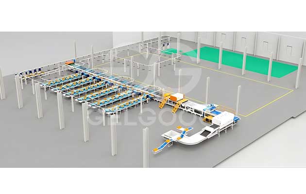 Pineapple-washing-sorting-machine