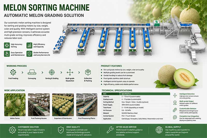 melon-size-grading-machine